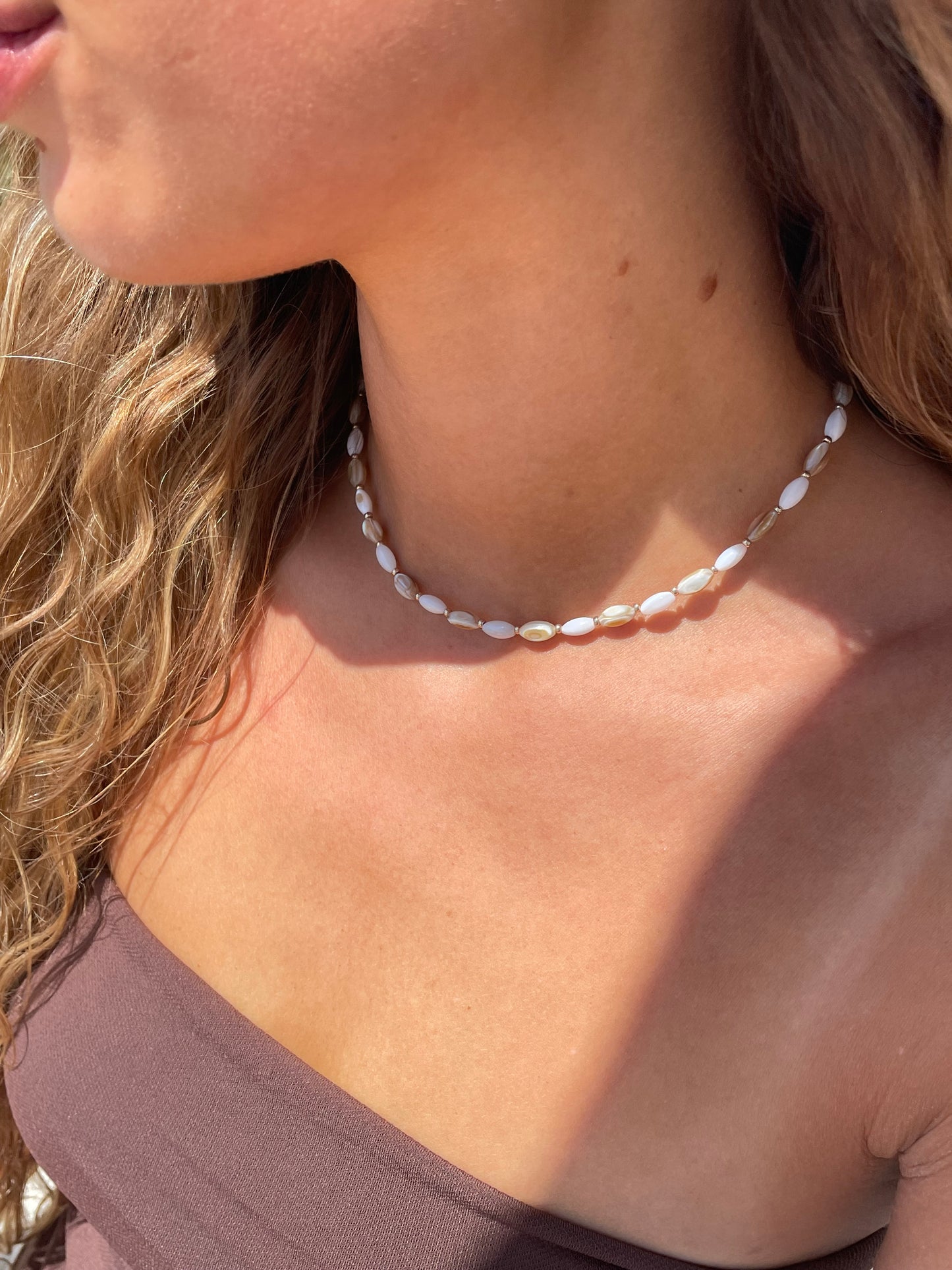 Iced coffee necklace