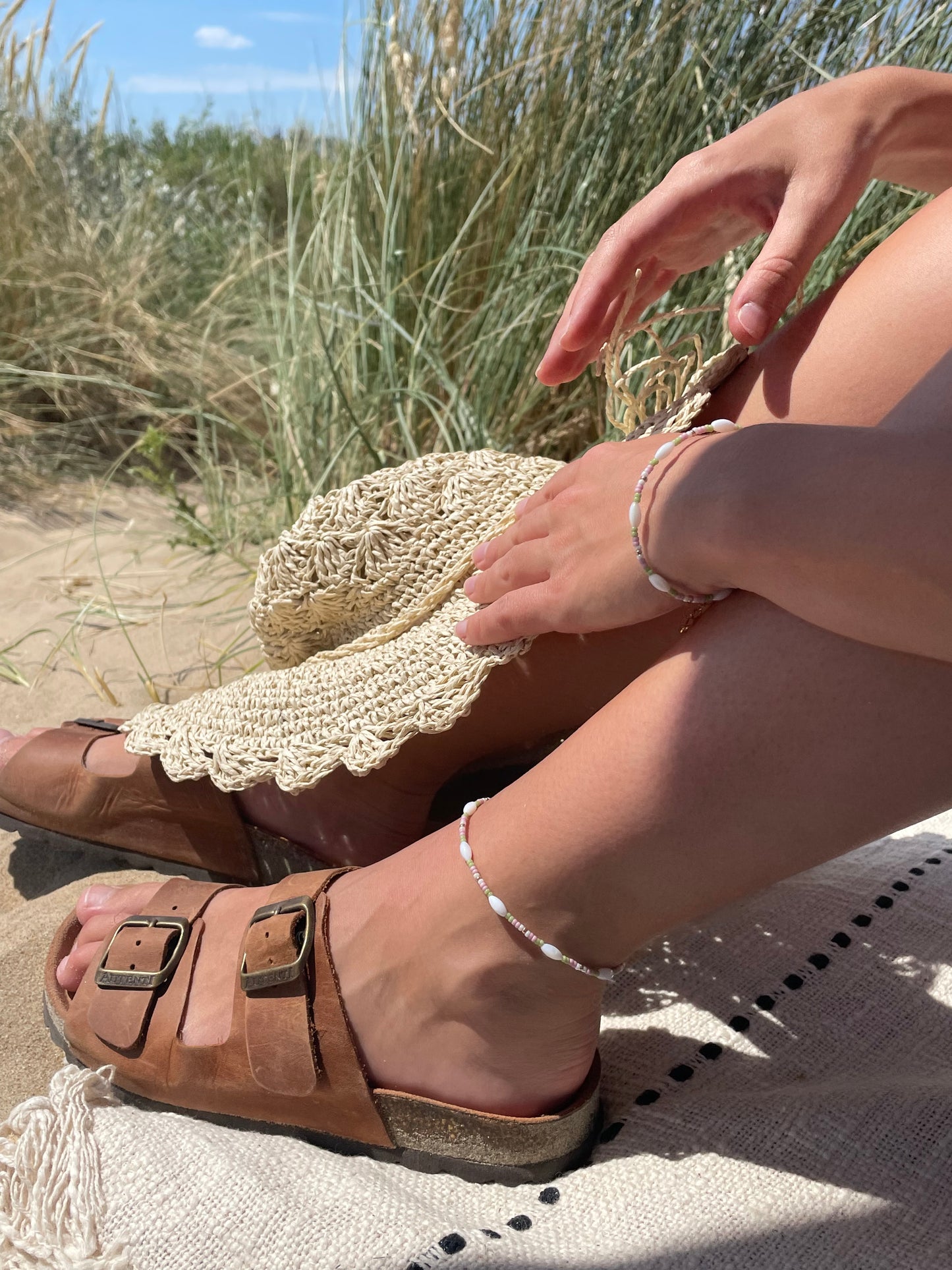 Pink matcha bracelet