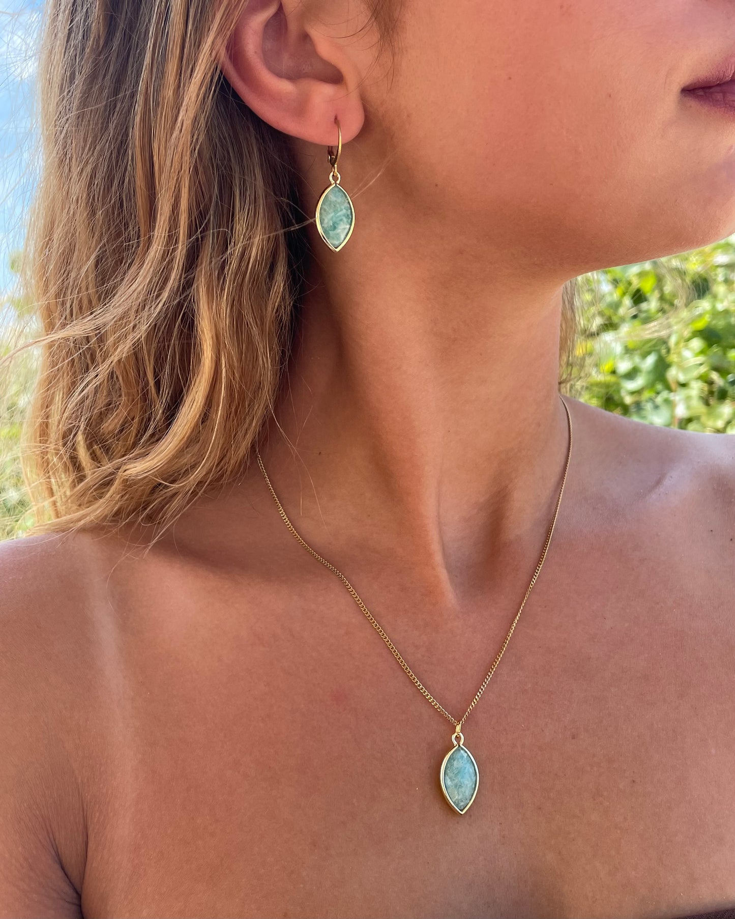 Amazonite necklace