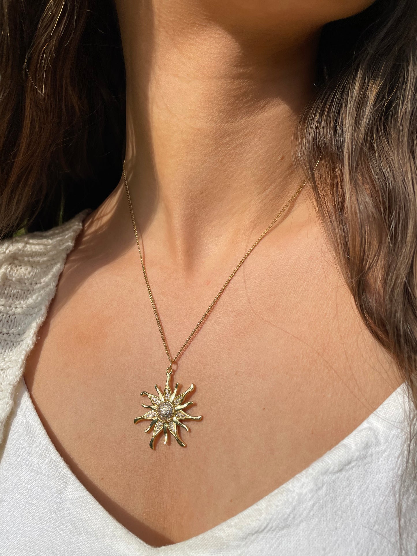 Sun godess necklace