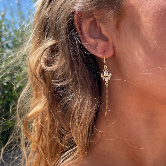 Ocean drop earrings