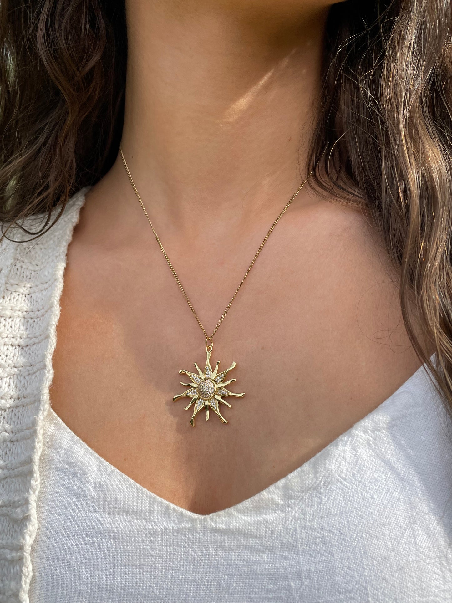 Sun godess necklace