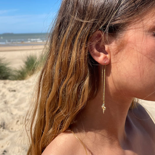 Leila shell earrings