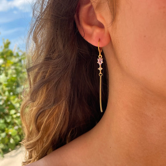 Amelia earrings lilac