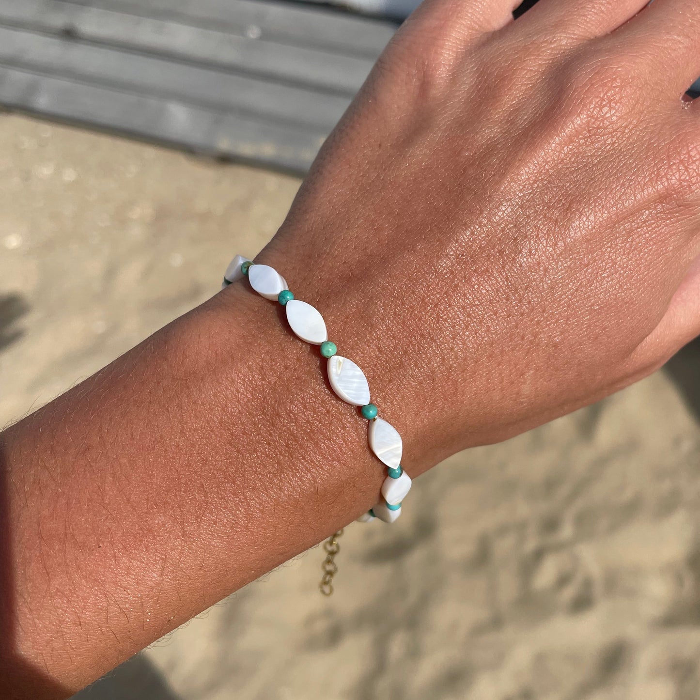 Turquoise shore bracelet