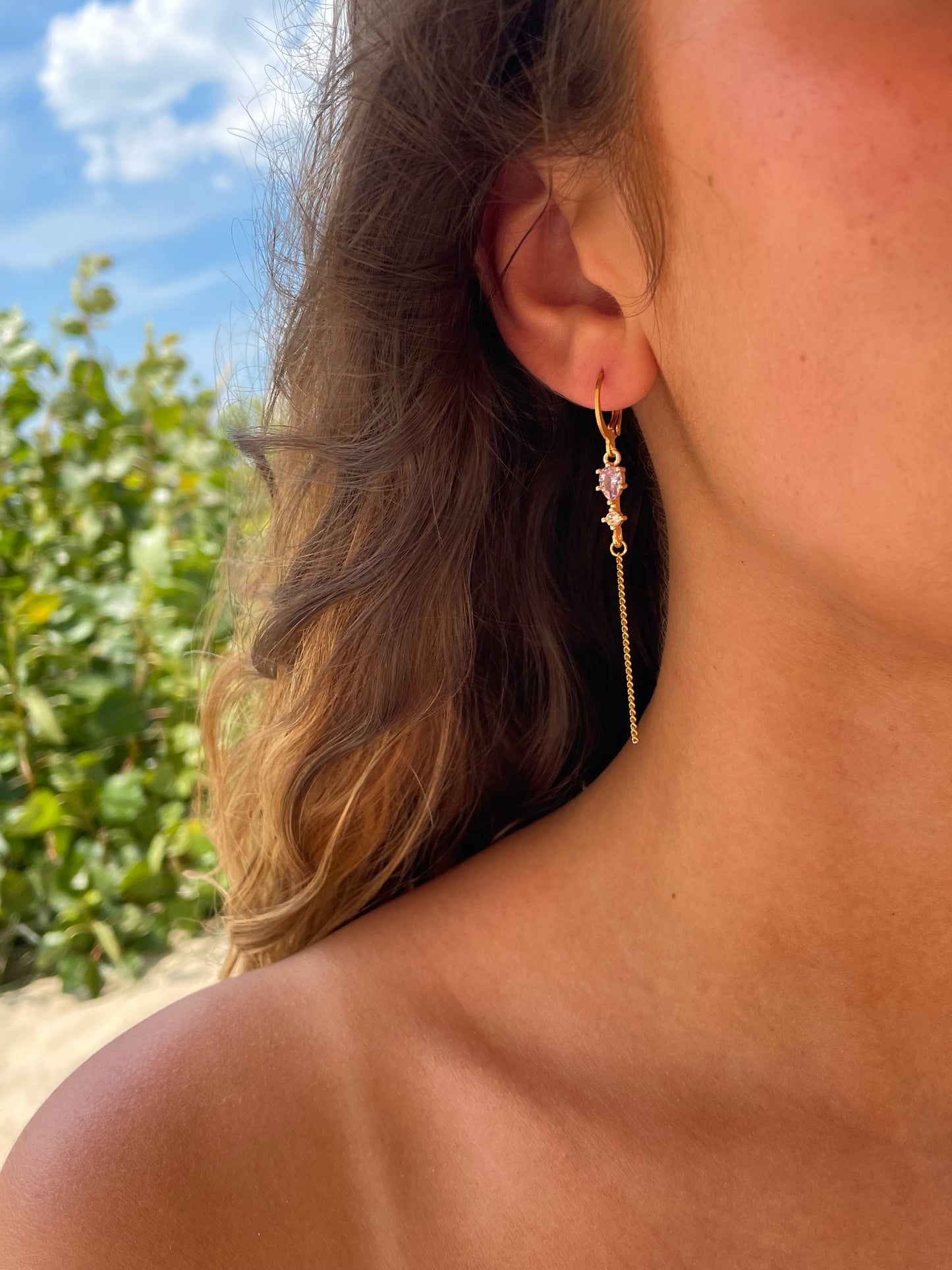 Amelia earrings lilac