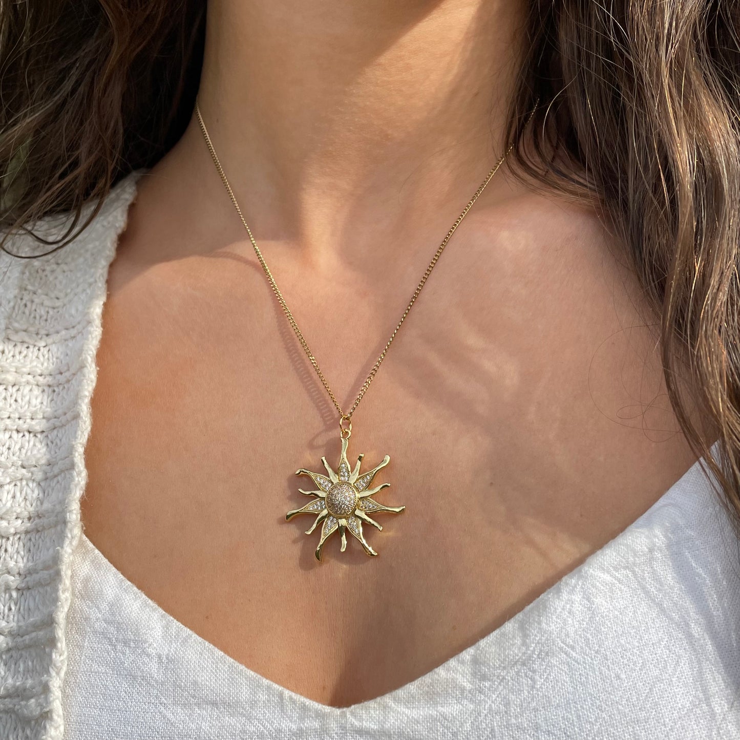 Sun godess necklace