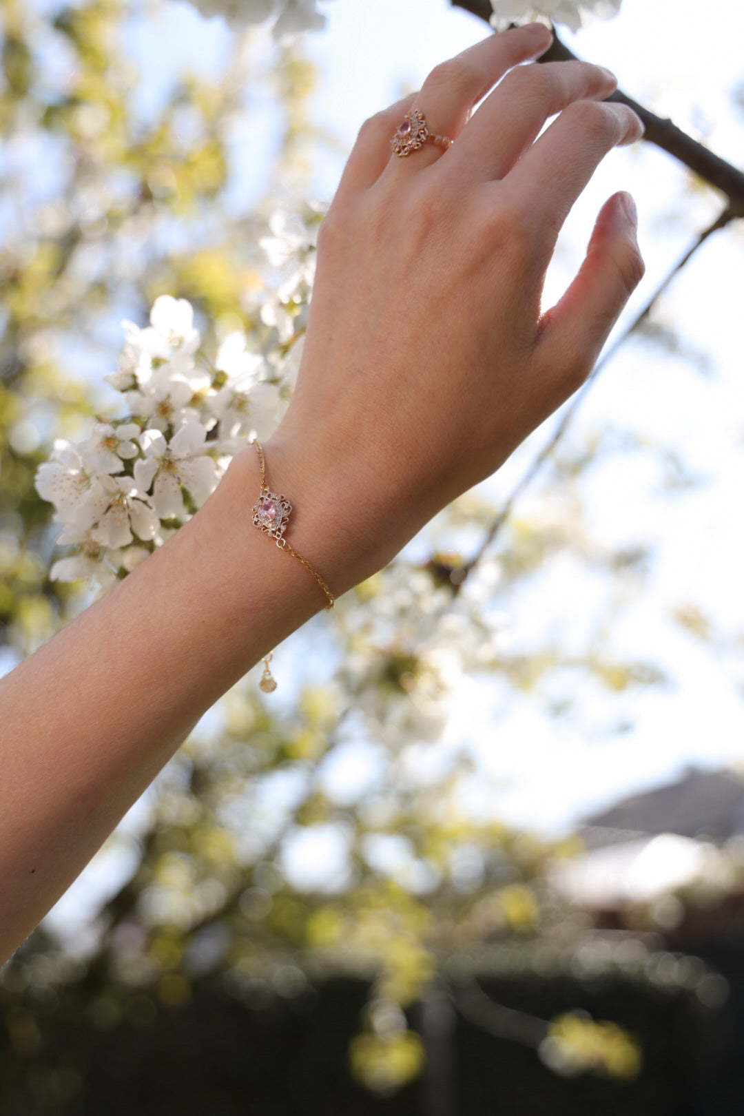 Pink Athena bracelet