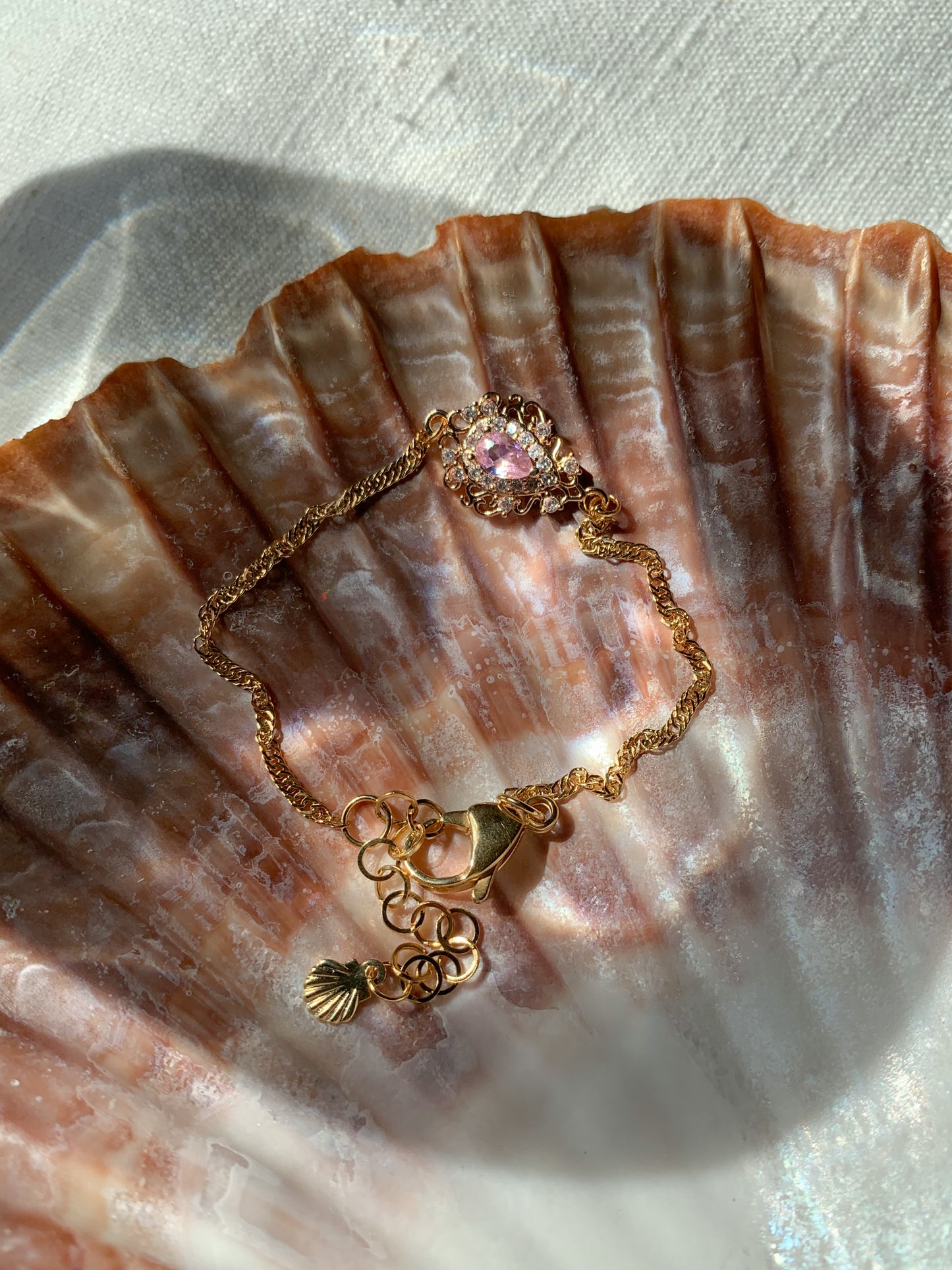 Pink Athena bracelet