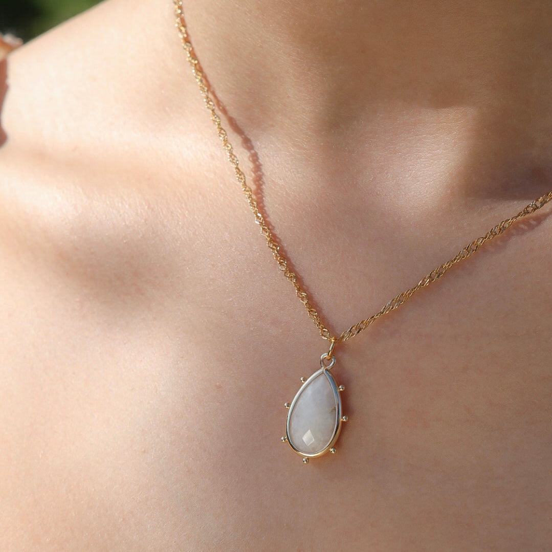 Moonstone necklace