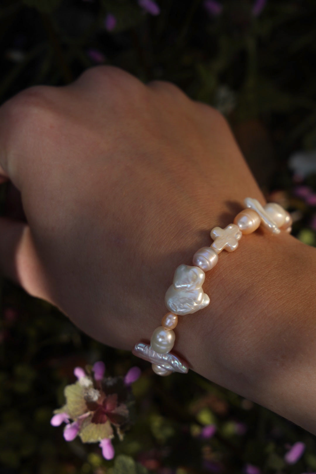 Amira baroque pearl bracelet